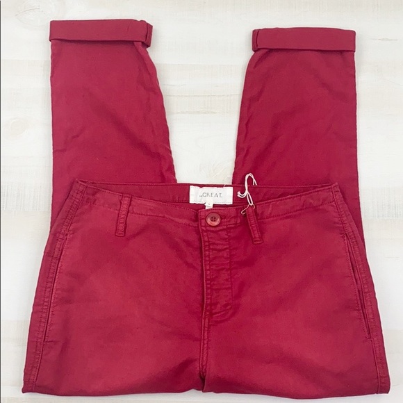 THE GREAT. The Carpenter Low Slung Trousers NWT - Picture 13 of 16